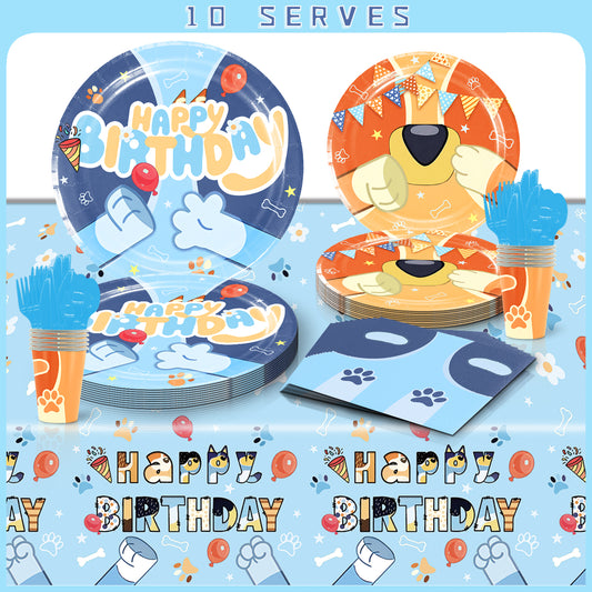 Bluey party decorations set-table decor