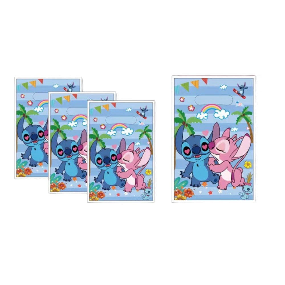 Stitch blue-pink party decorations set-table decor