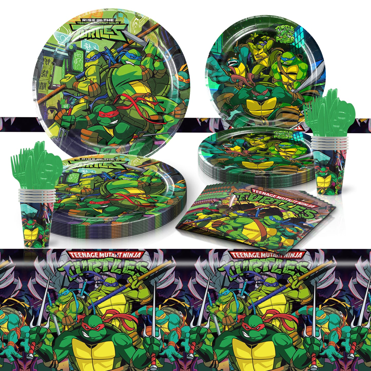 Ninja Turtles party decorations set-table decor