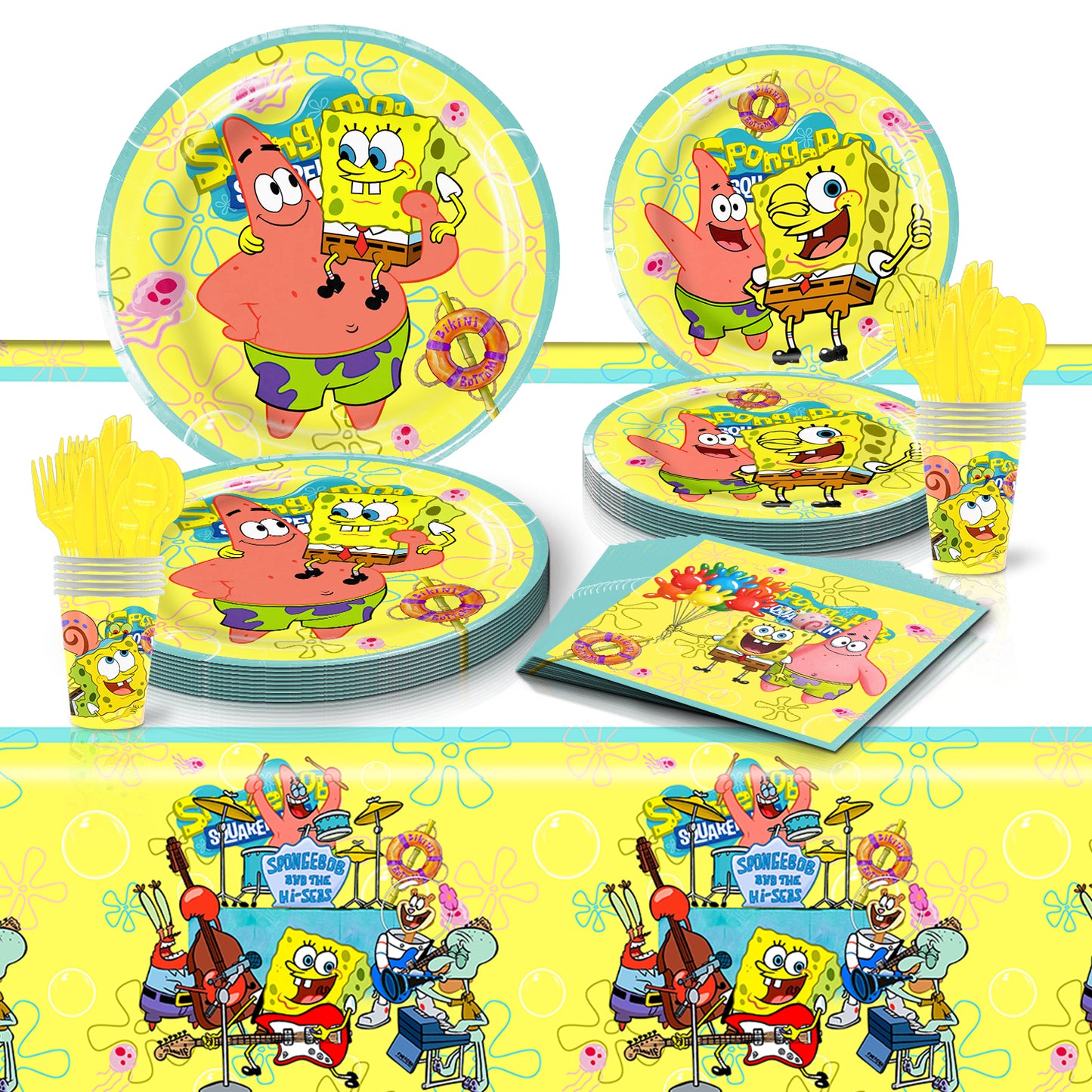 SpongeBob party decorations set-table decor