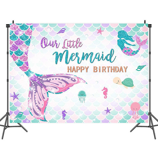 Mermaid 01 backdrop