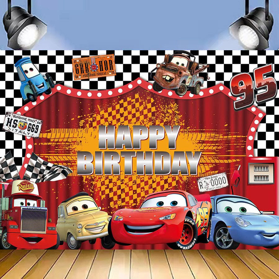 Cars McQueen party decorations set-table decor