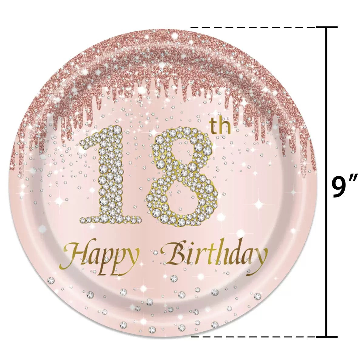 18th birthday party decorations set-table decor