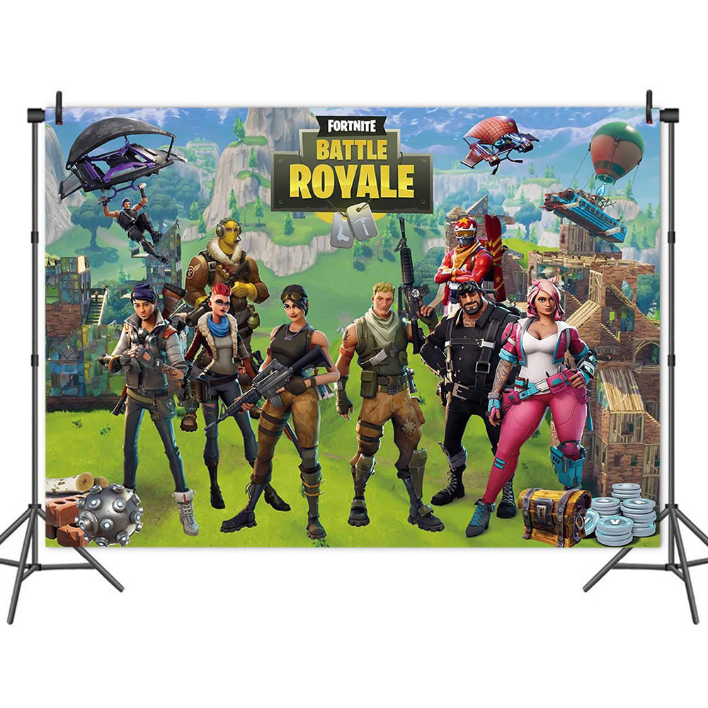 Fortnite birthday party decorations set