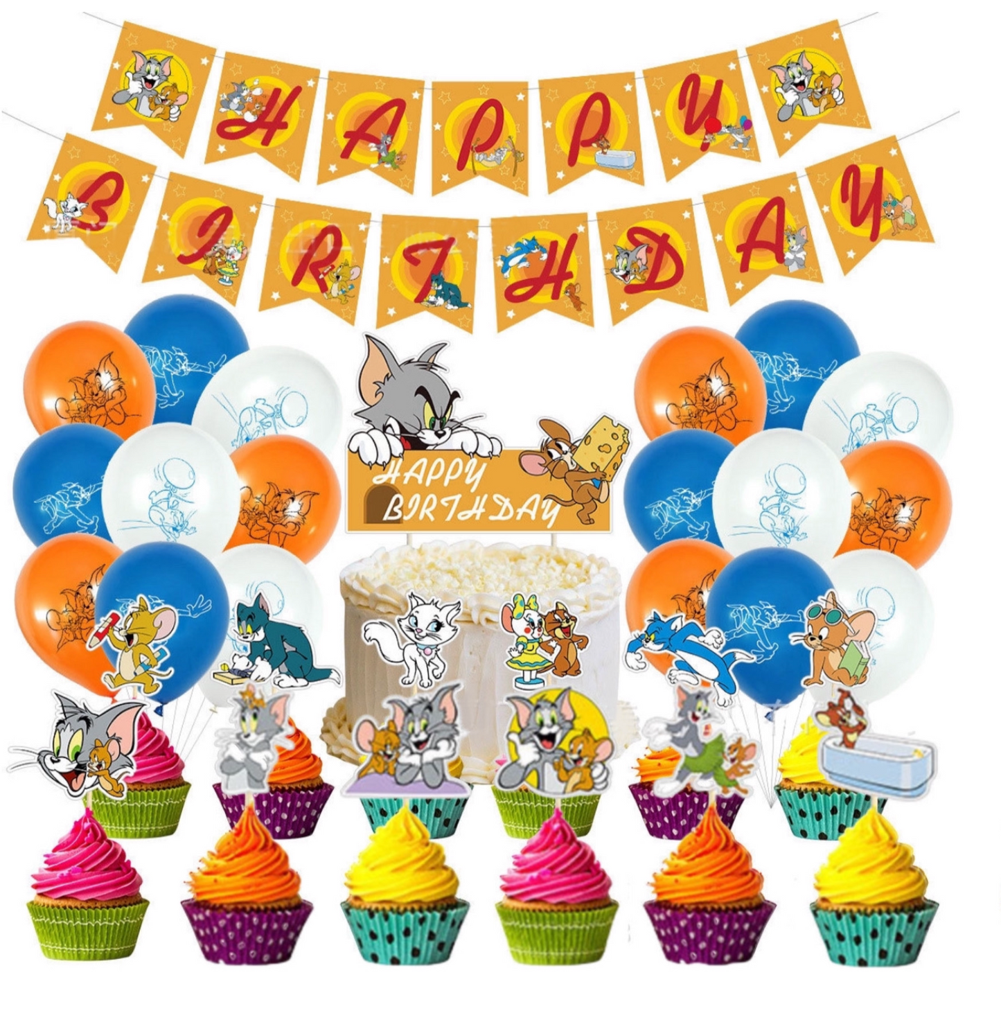Tom & Jerry Birthday party set