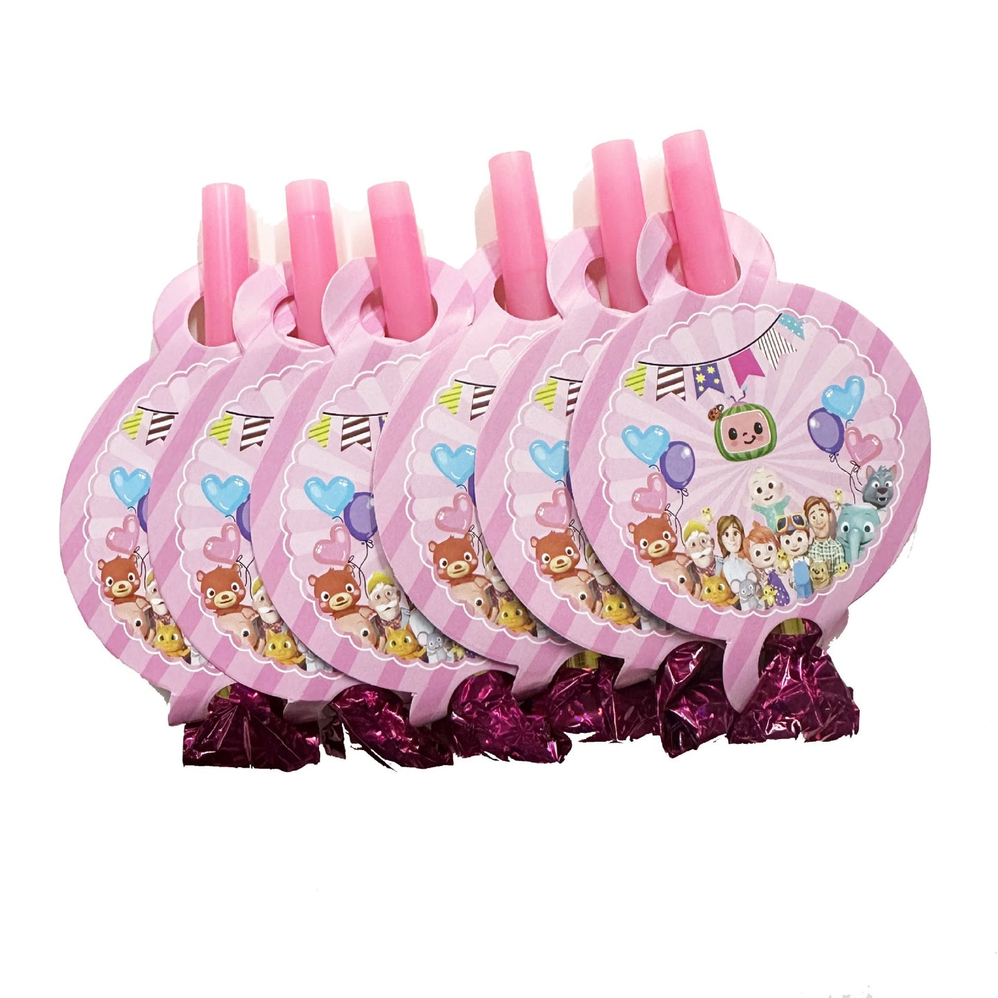 Cocomelon pink party decorations set-table decor