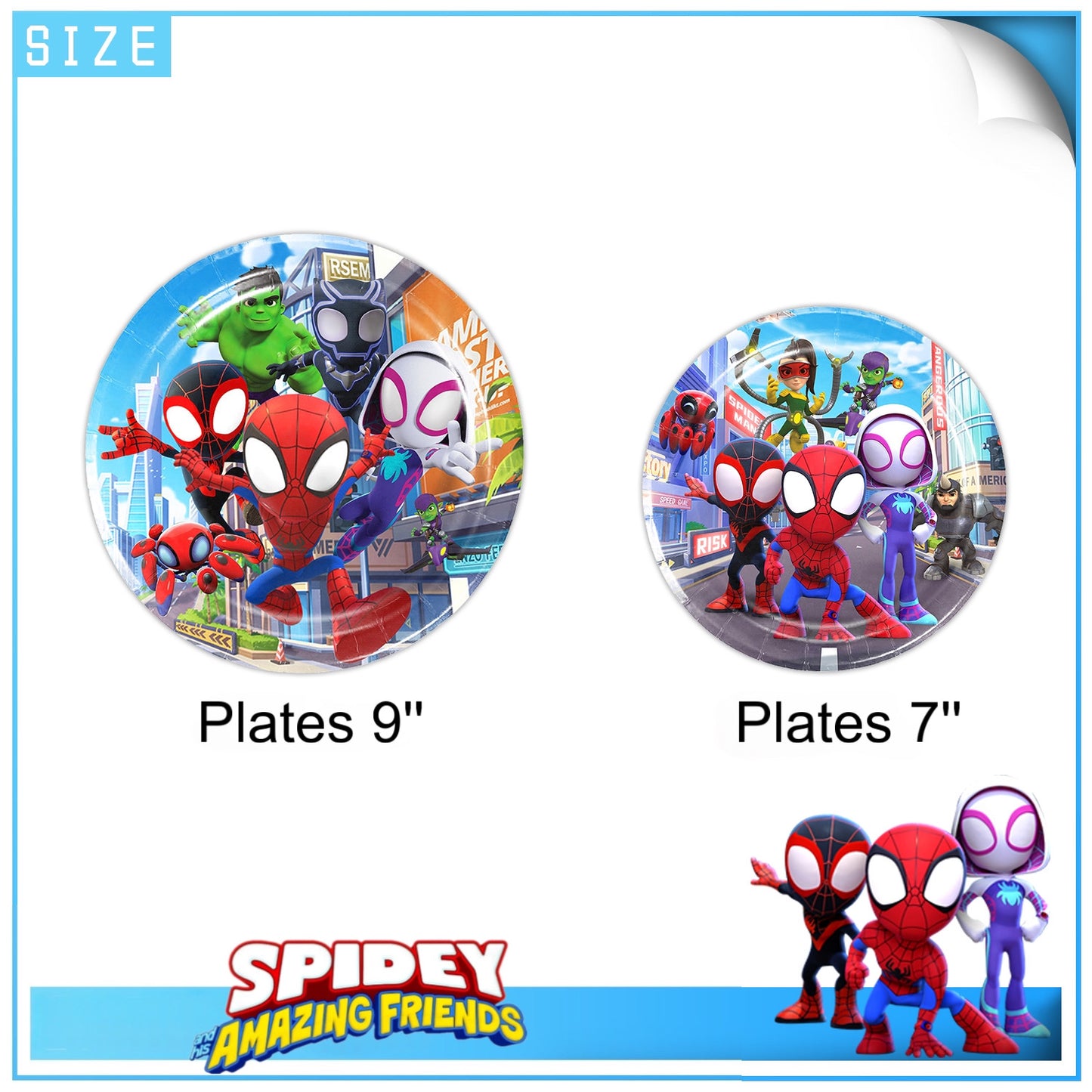 Spidey party decorations set-table decor