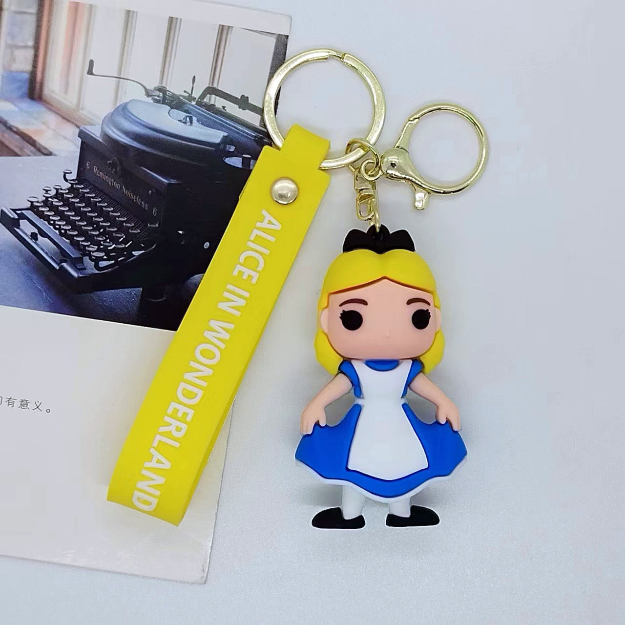 Alice in Wonderland keychain