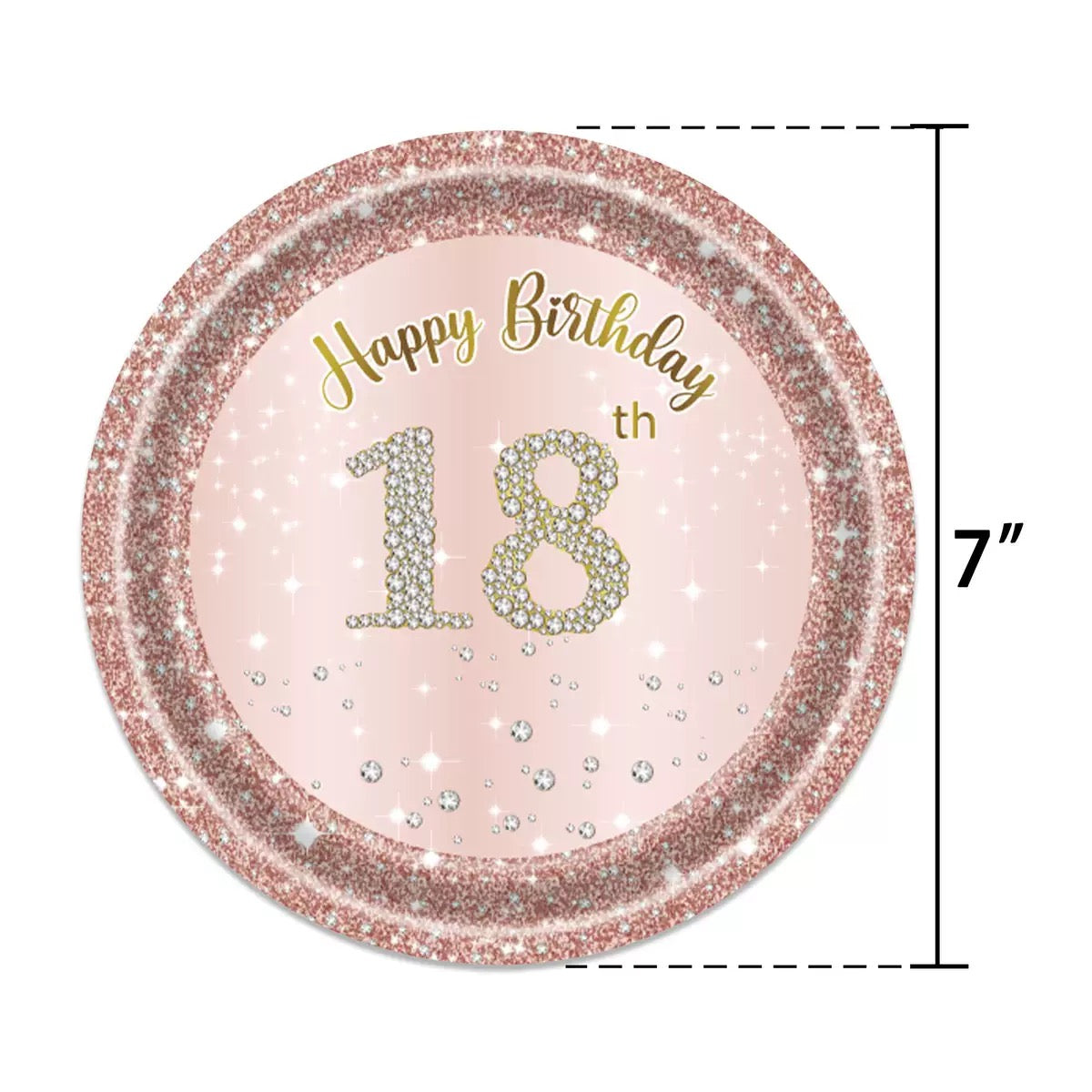 18th birthday party decorations set-table decor