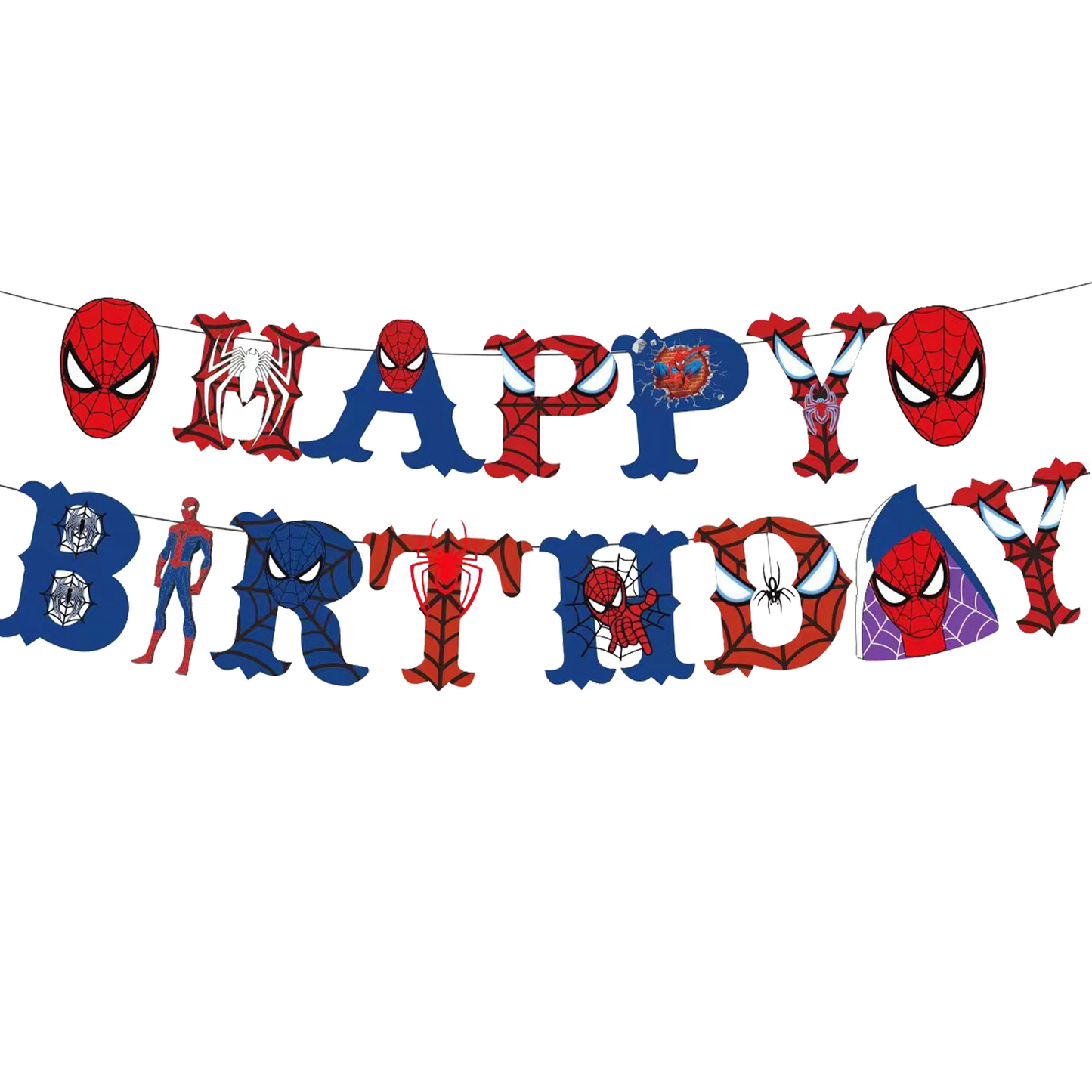 Spiderman party decorations set-table decor