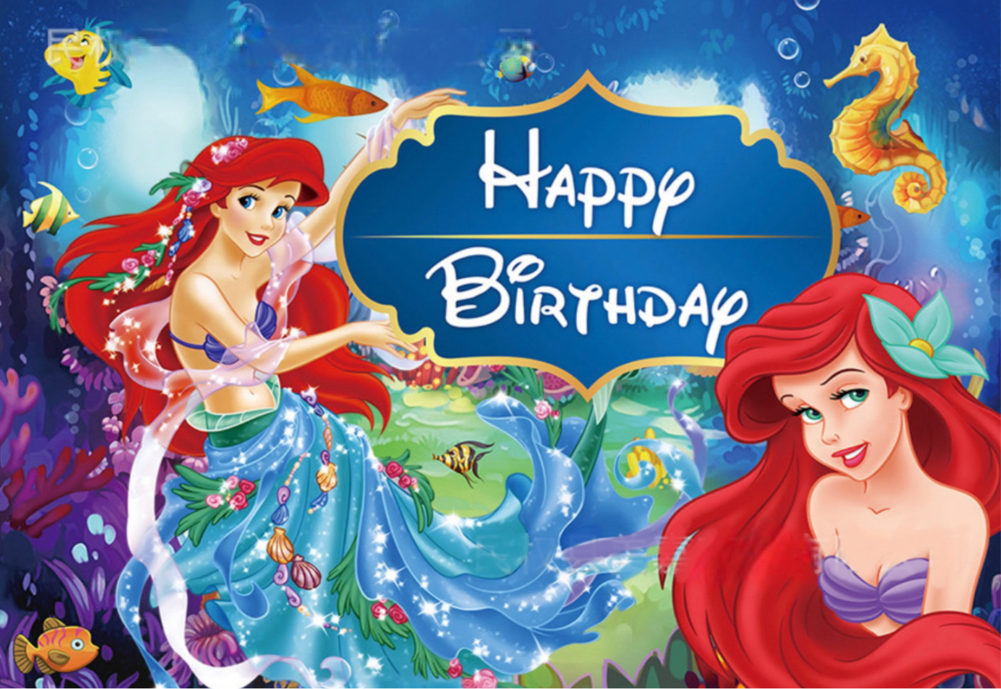 Ariel party decorations set-table decor