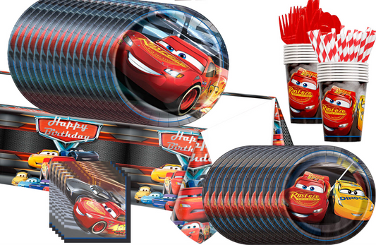 Cars McQueen party decorations set-table decor