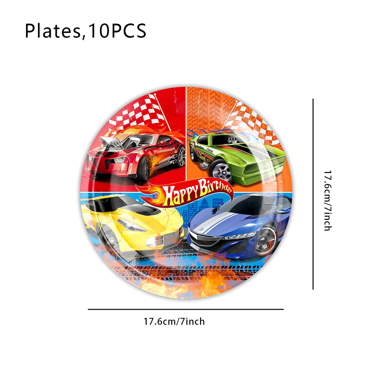 Hot Wheels party decorations set-table decor