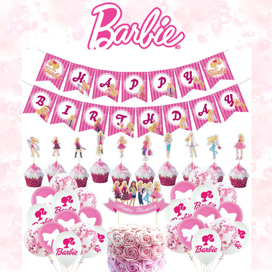 Barbie Birthday party set