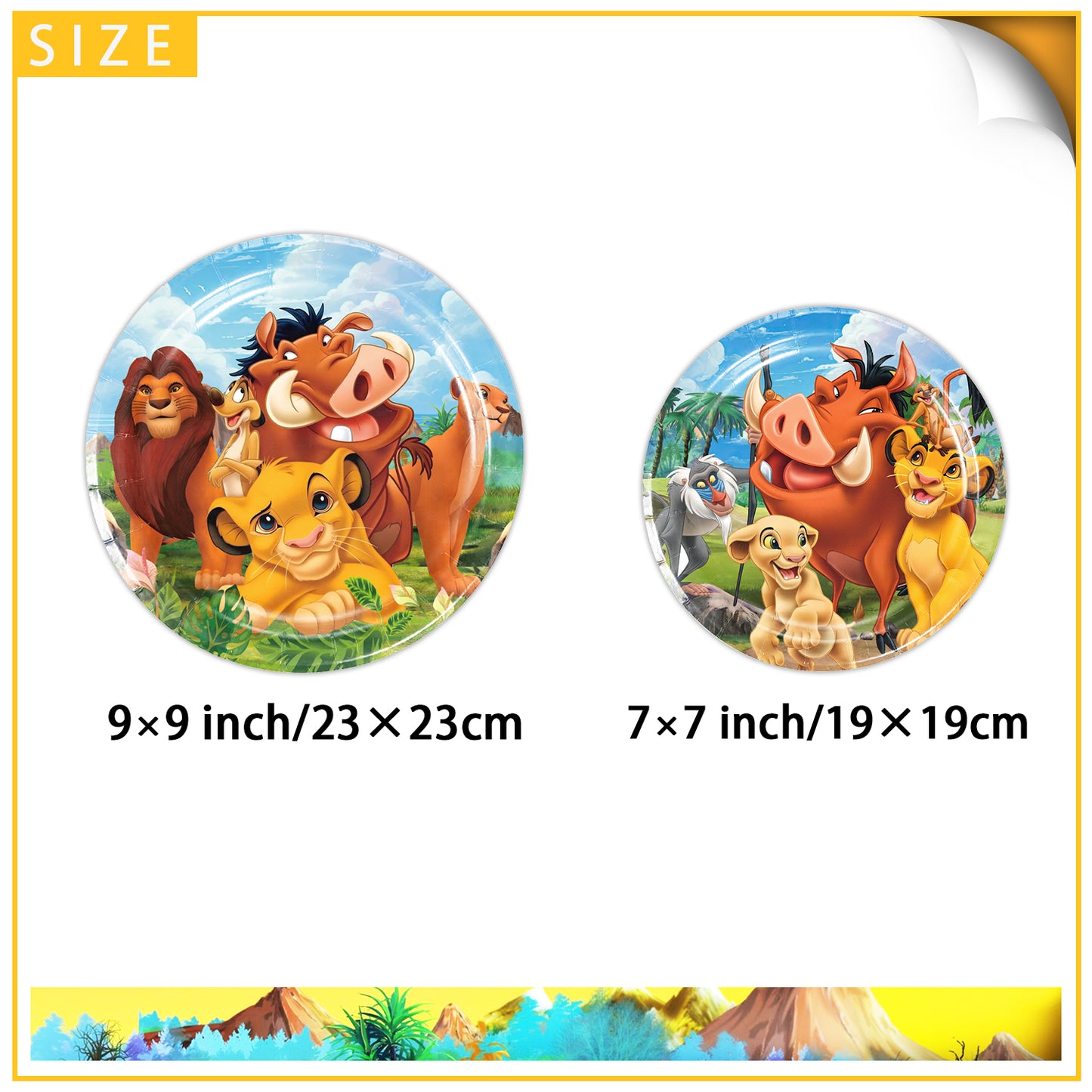 Lion king party decorations set-table decor