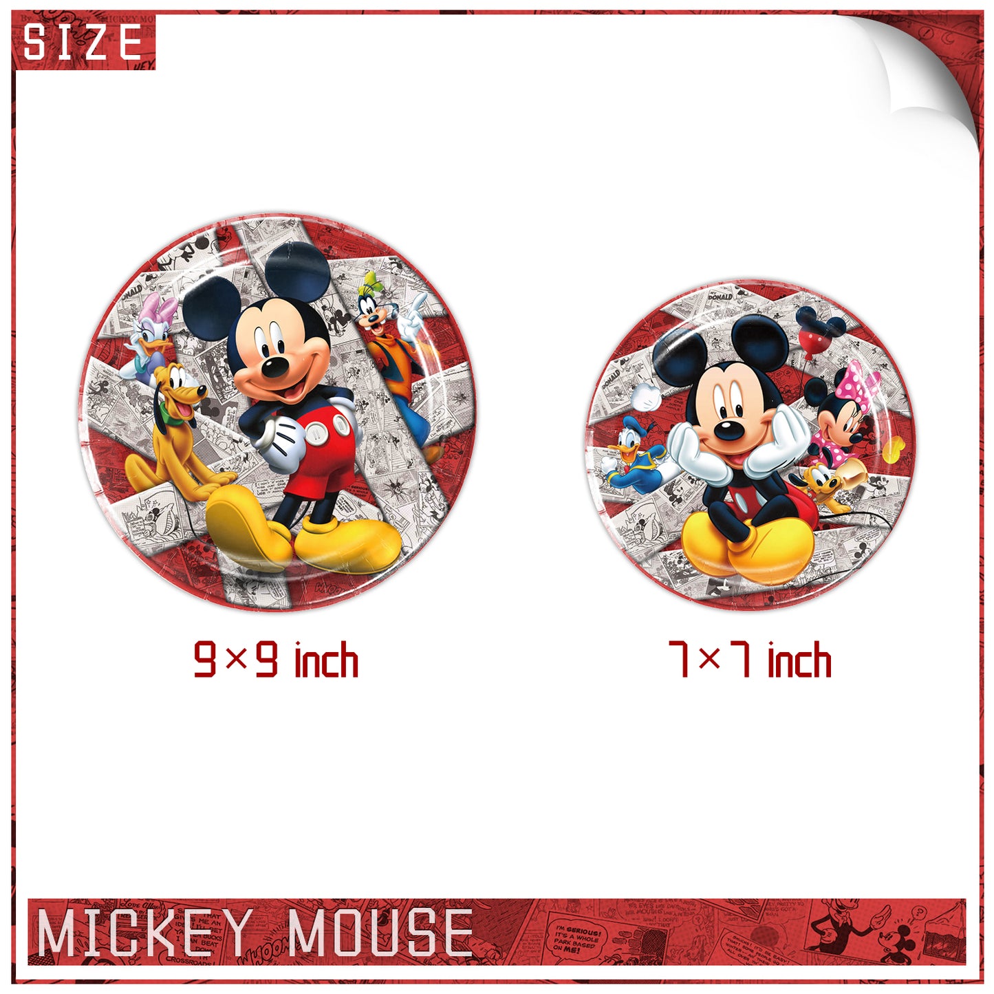 Mickey Mouse party decorations set-table decor