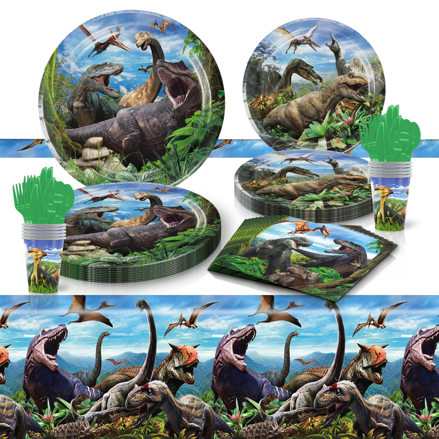 Dinosaurs party decorations set-table decor