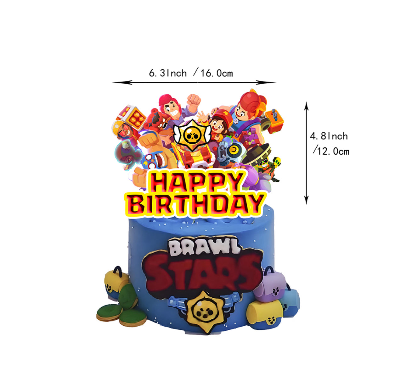 Brawl Stars Birthday party decorations set