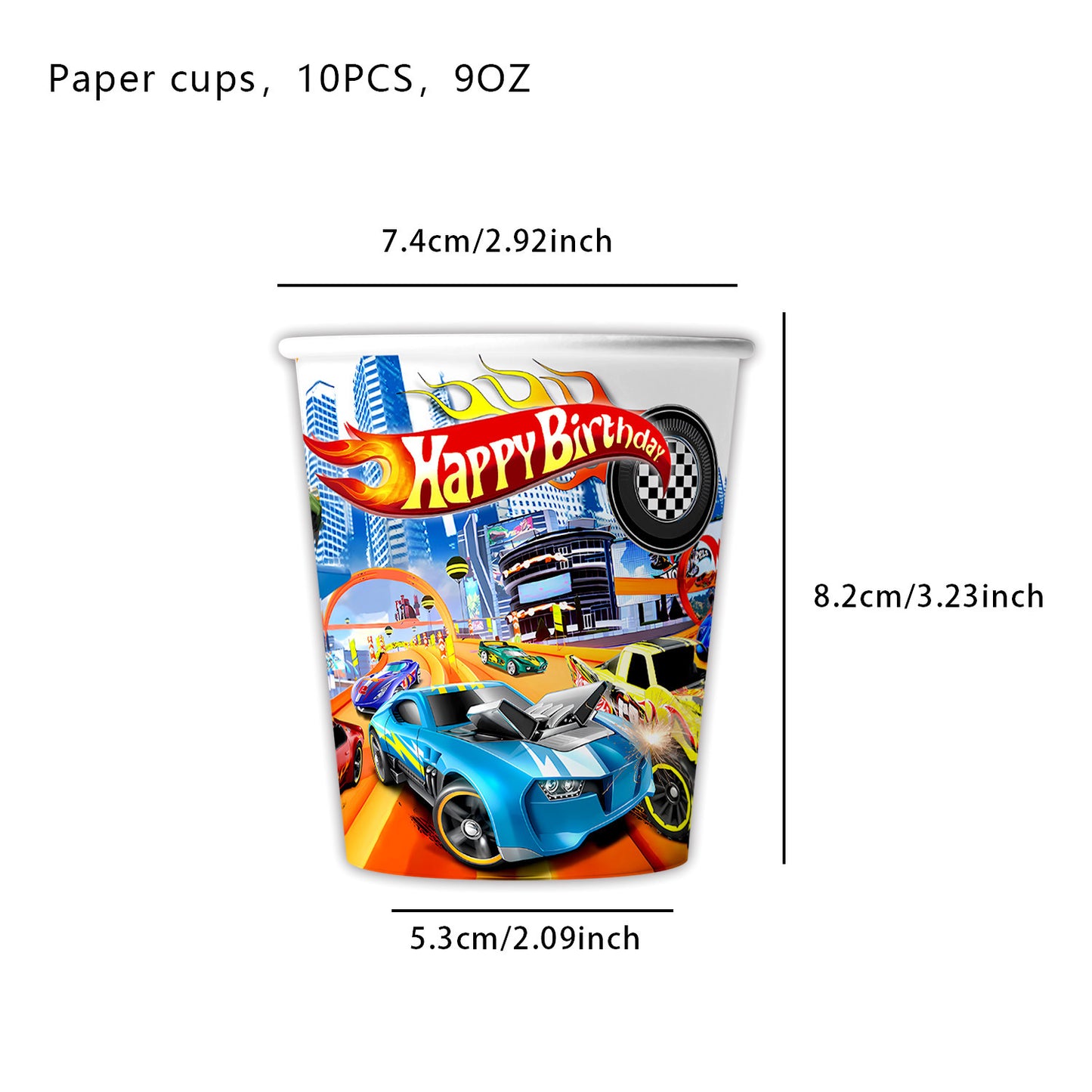 Hot Wheels party decorations set-table decor