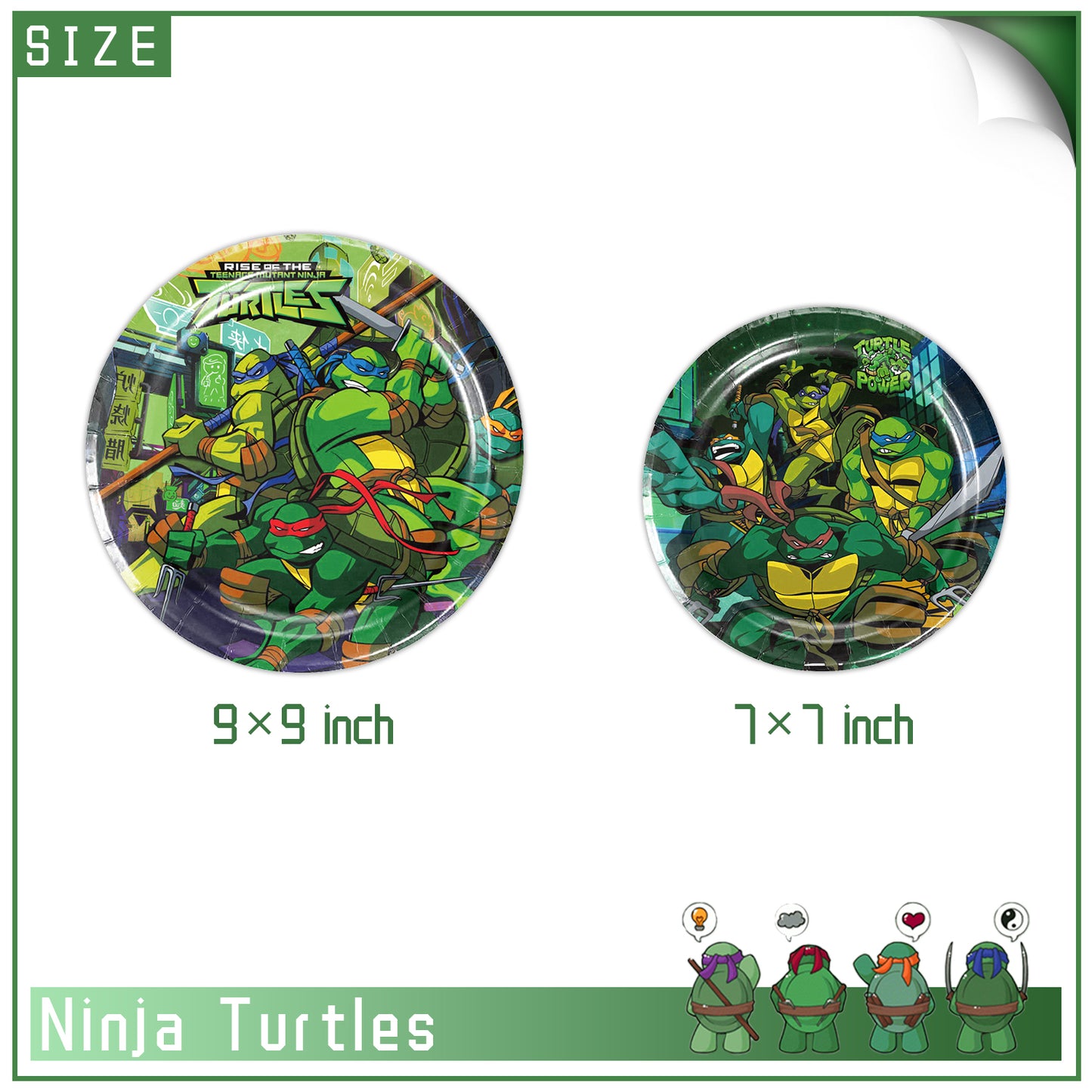 Ninja Turtles party decorations set-table decor