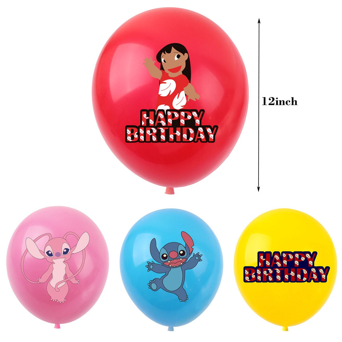 Stitch colorful Birthday party decorations set