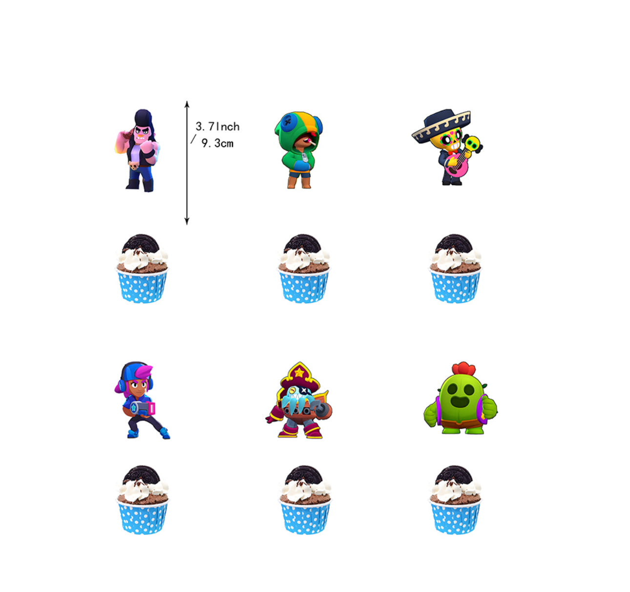 Brawl Stars Birthday party decorations set