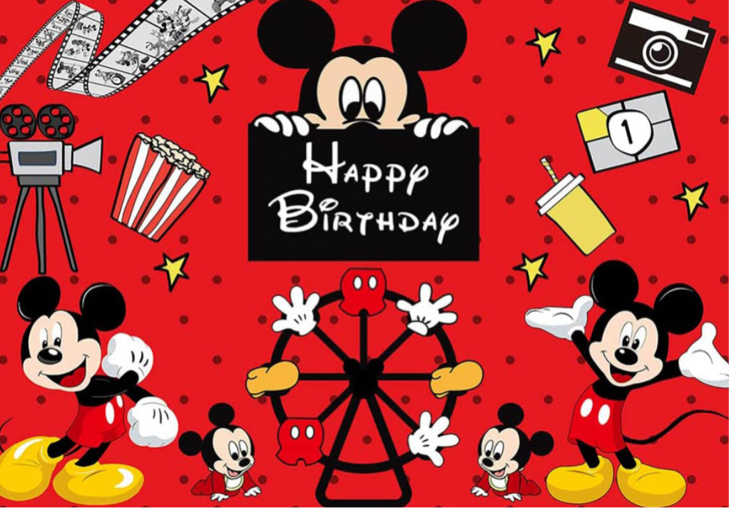 Mickey Mouse party decorations set-table decor