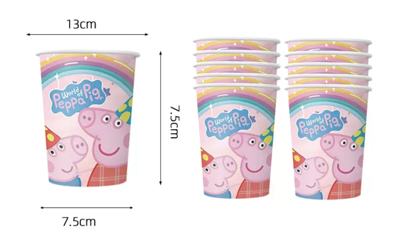 Pepa pig party decorations set-table decor