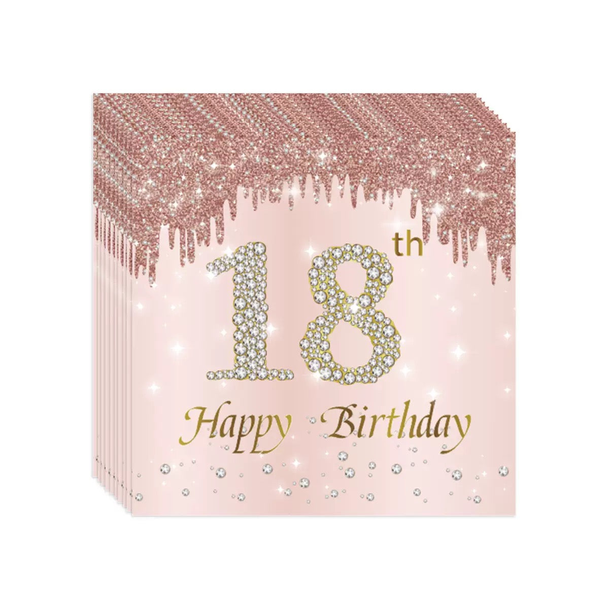 18th birthday party decorations set-table decor