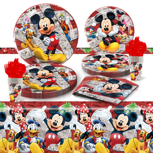 Mickey Mouse party decorations set-table decor