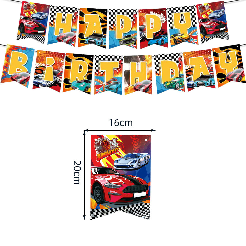 Hot Wheels party decorations set-table decor