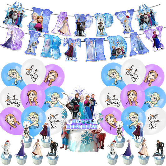 Frozen 3 Birthday party set