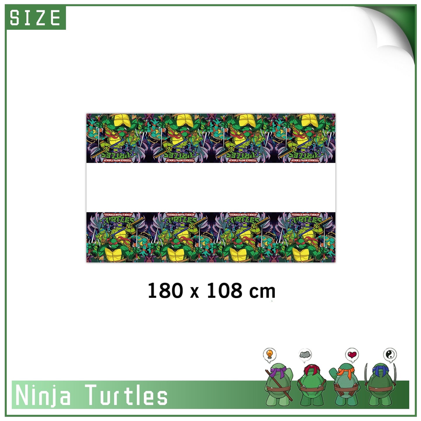 Ninja Turtles party decorations set-table decor