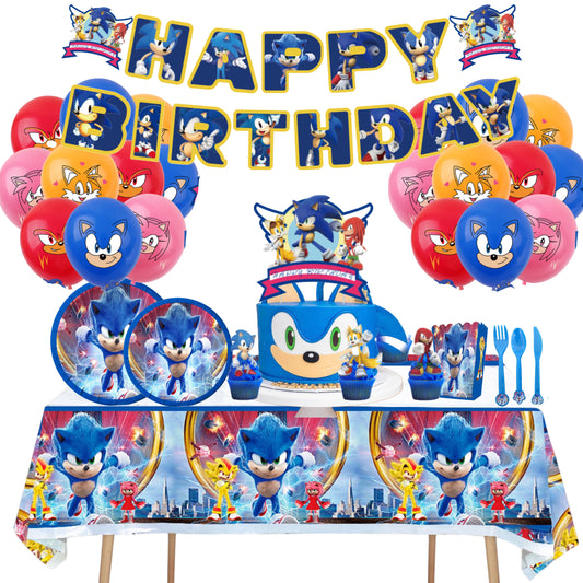 Sonic decorations set-table decor