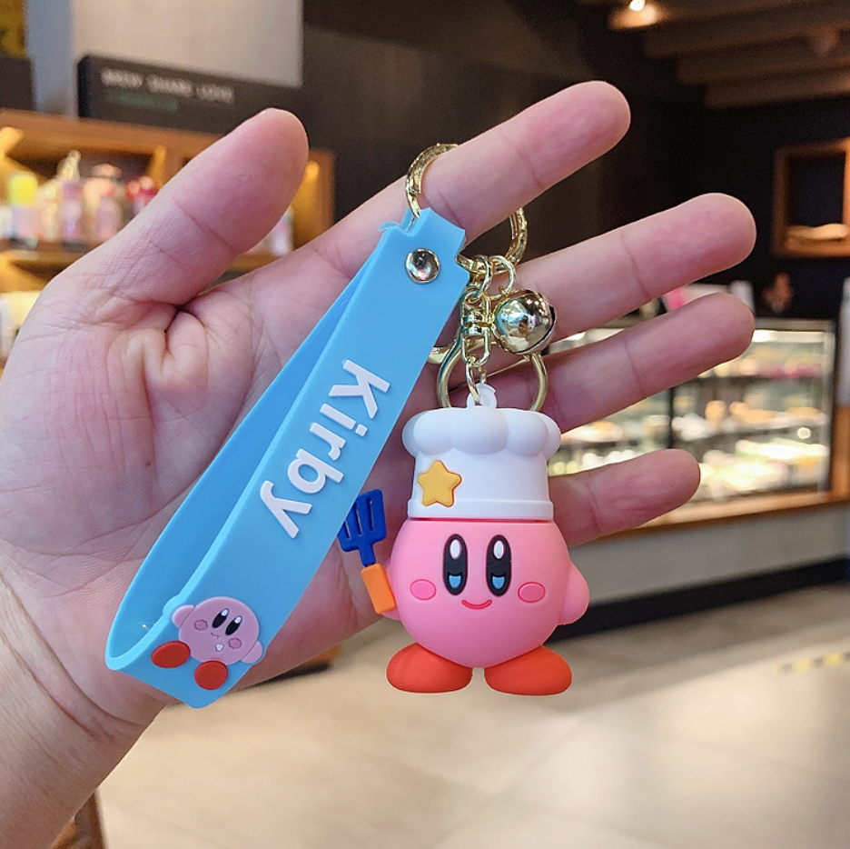 Kirby Chef Keychain