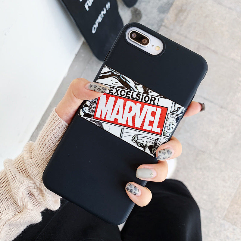 Marvel Black Phone Case