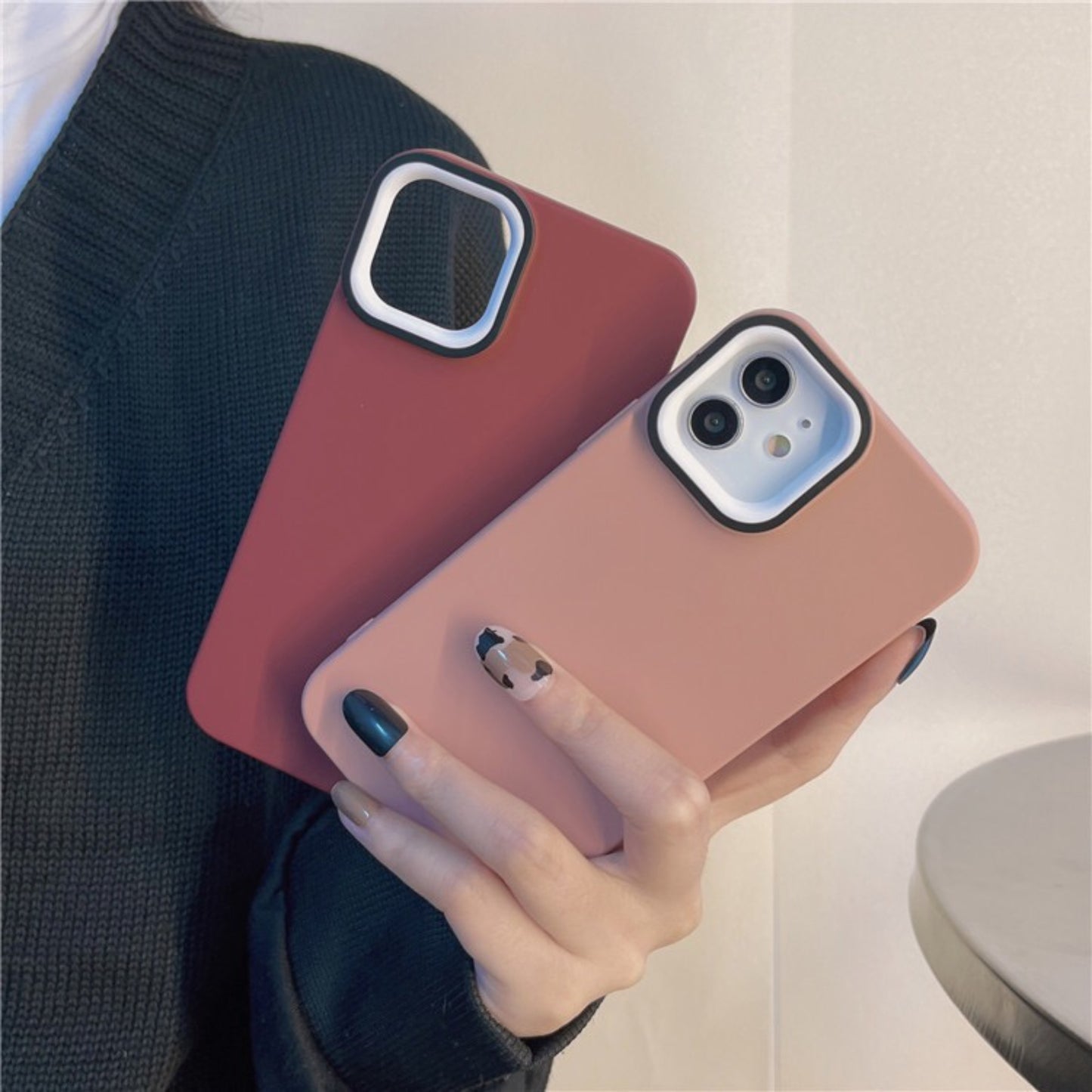 Frosted Deep Wine Phone Case