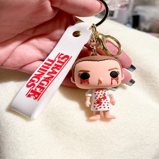 Stranger Things Eleven Keychain