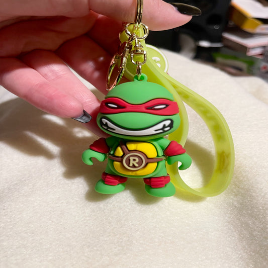 Raphael Turtle Keychain