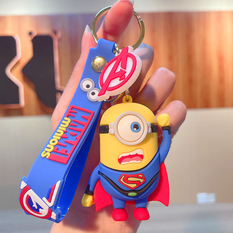 Minion Superman Keychain
