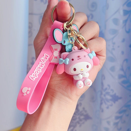 My melody pink Keychain