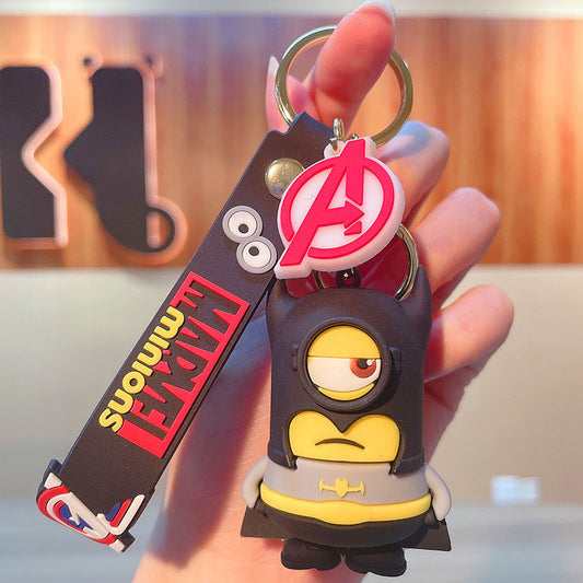 Minion Batman Keychain