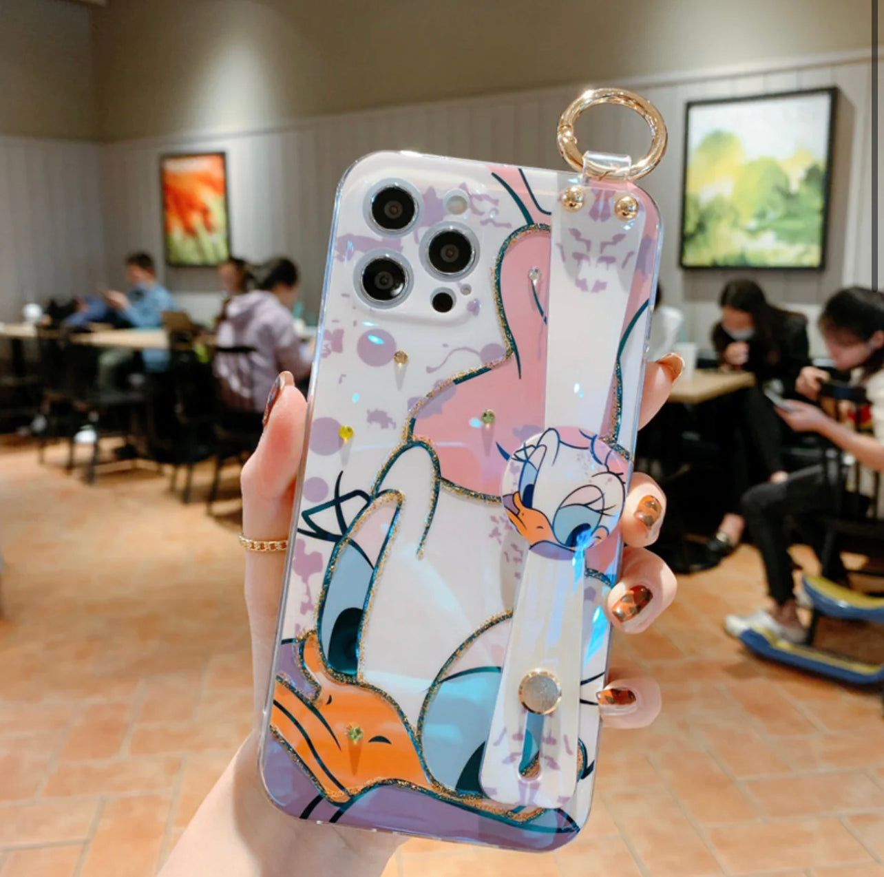 Daisy Duck Phone Case with strap