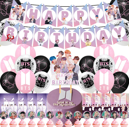 BTS Birthday party set