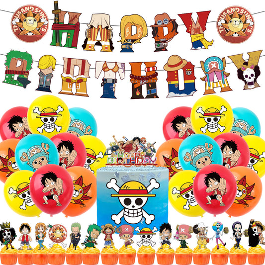 One Piece Birthday party set